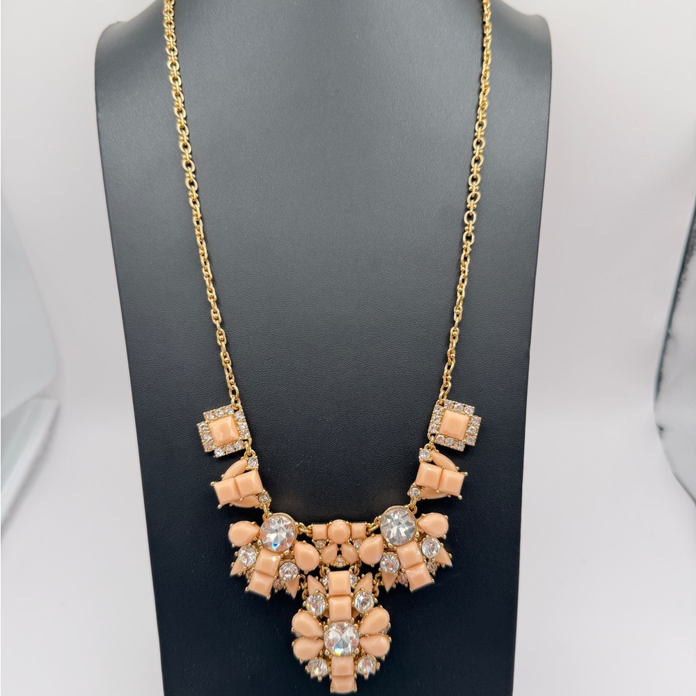 KATE SPADE Gold, Crystal and Light Pink Necklace - Picture 2 of 8